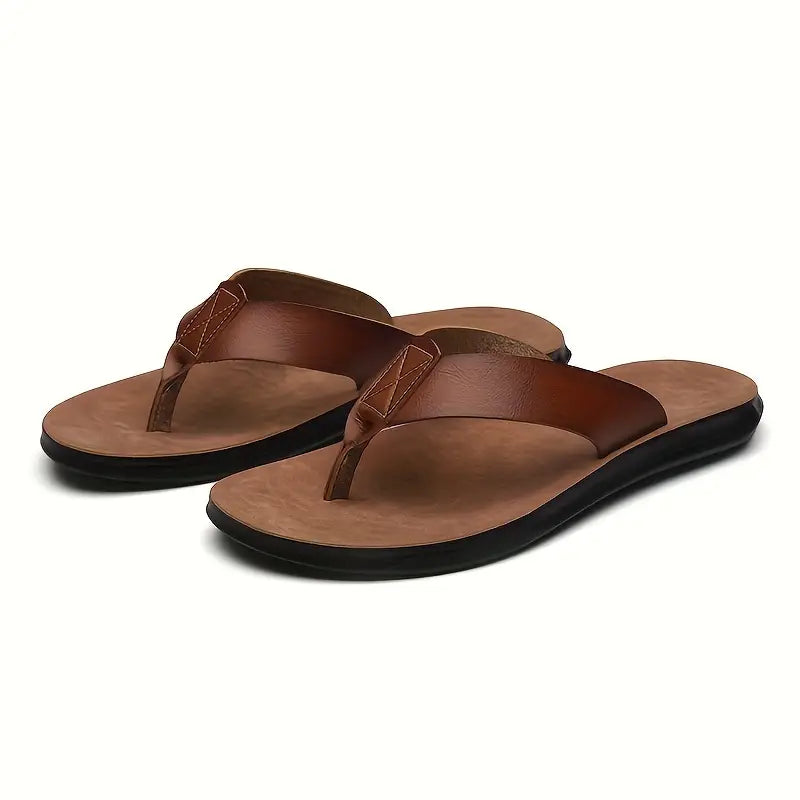 Men’s Slip-On Sandals – Casual Open-Toe Supportive Design – Lightweight Everyday Footwear