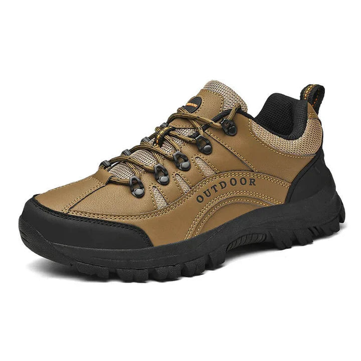 Men’s Supportive Walking Shoes – Waterproof Lace-Up Sneakers with Cushioned Insole