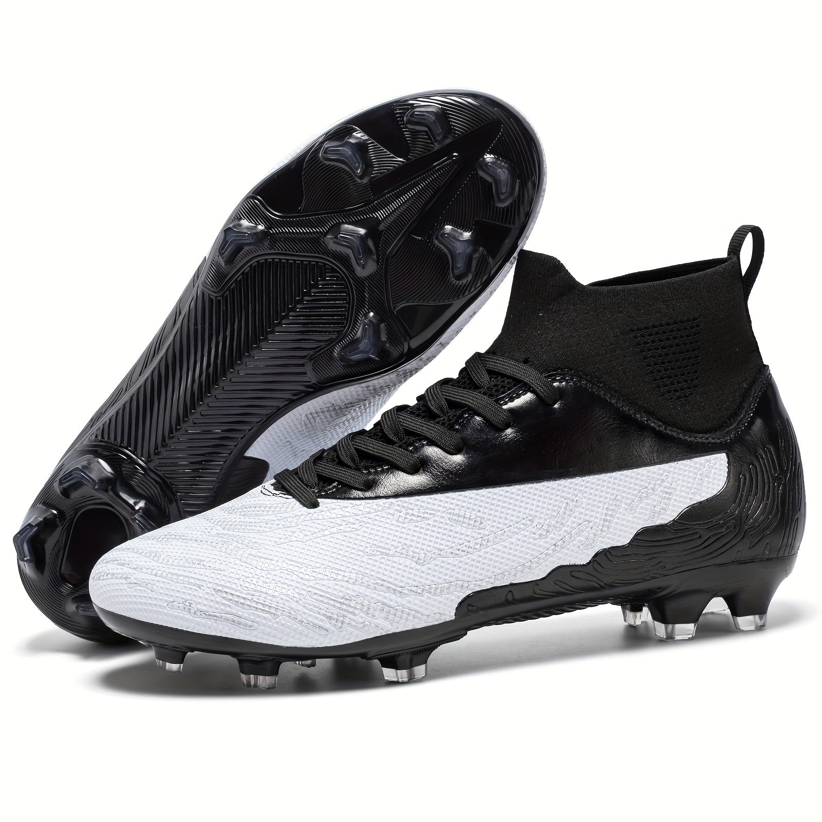 Men’s Football Boots with High Ankle Support and Enhanced Grip | Soccer Cleats for Turf & Grass