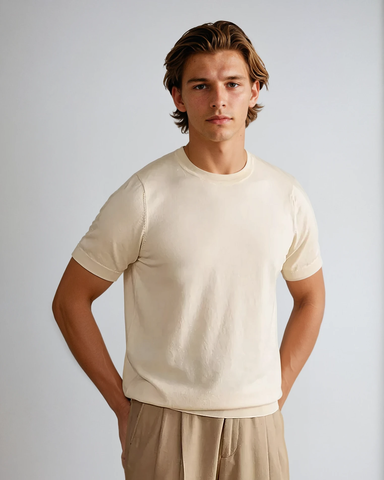 Mens Mykonos Lyocell & Hemp Relaxed Lightweight T-Shirt