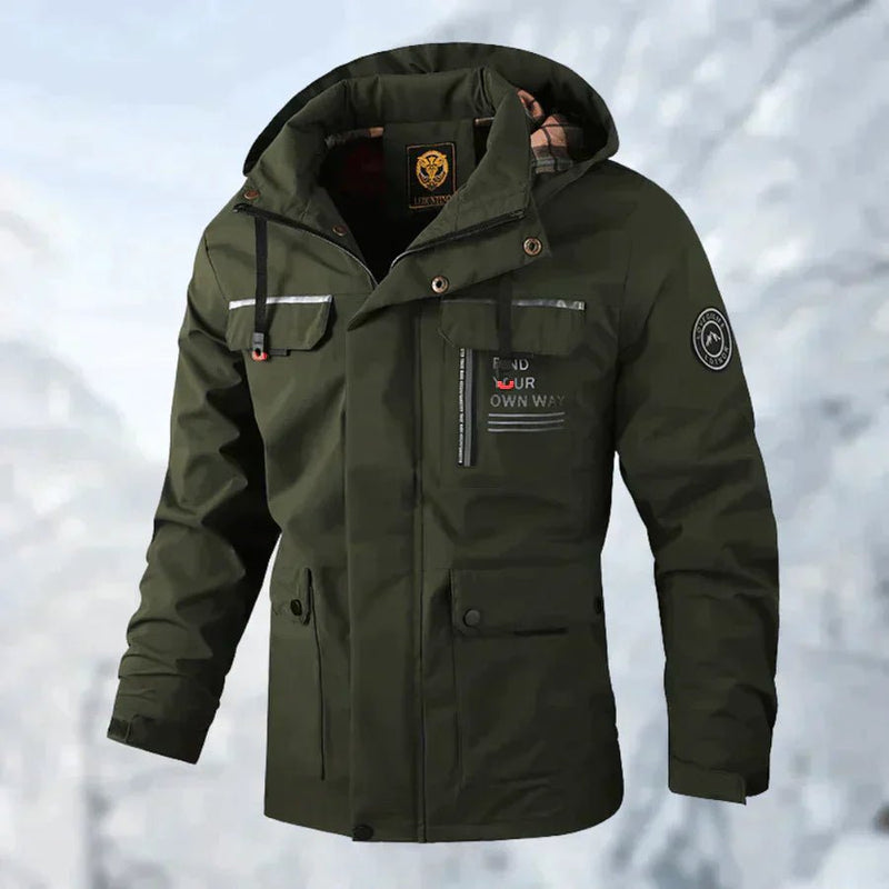 Men’s Outdoor Jacket – Windproof and Waterproof Coat for Hiking and Travel
