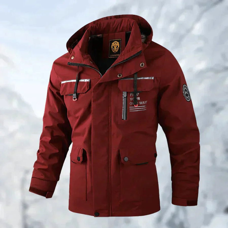 Men’s Outdoor Jacket – Windproof and Waterproof Coat for Hiking and Travel