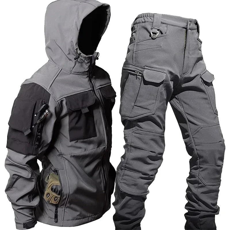 Men’s Waterproof Hooded Suit – Outdoor Rain Protection Set