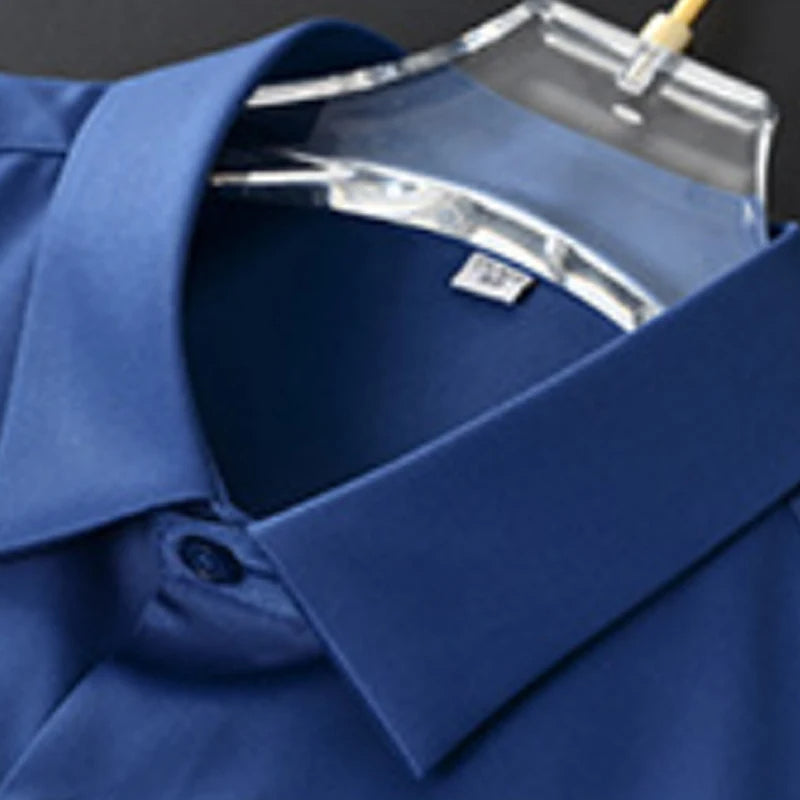 CARTERI - Men's Non-Iron Wrinkle-Resistant Dress Shirt