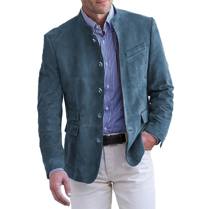 Men’s Autumn Blazer – Structured Button-Up Jacket for Layered Outfits