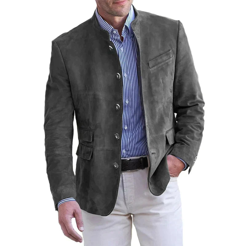 Men’s Autumn Blazer – Structured Button-Up Jacket for Layered Outfits