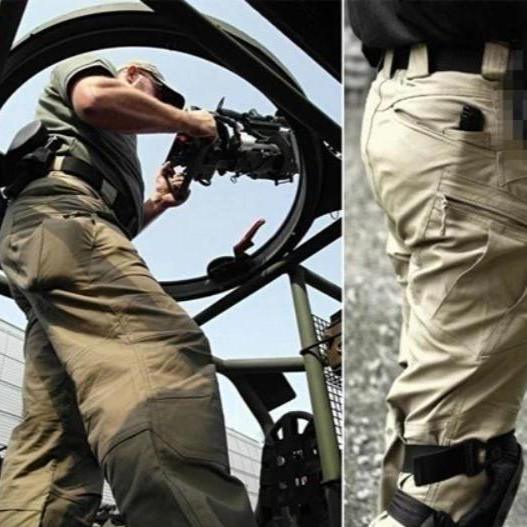 Men’s Stretch Cargo Pants – Casual Trousers with Multiple Pockets