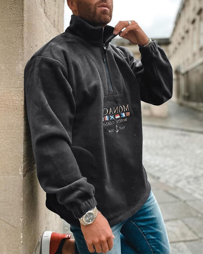 Monaco Men’s Pullover Sweater – Classic, Lightweight & Comfortable