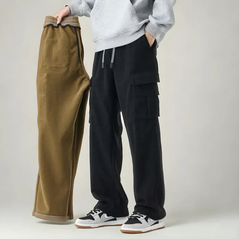 Men’s Comfort Cargo Sweatpants – Relaxed Fit Joggers with Utility Pockets