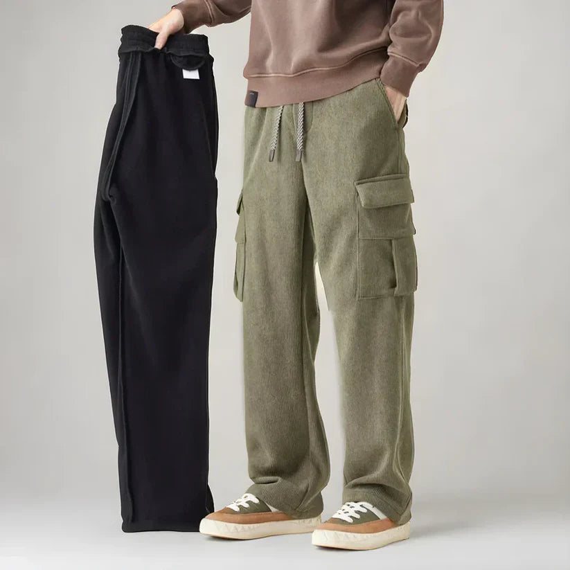 Men’s Comfort Cargo Sweatpants – Relaxed Fit Joggers with Utility Pockets