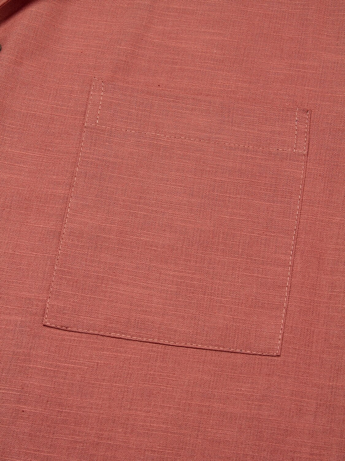 Linen Cotton Cuban Collar Casual Shirt