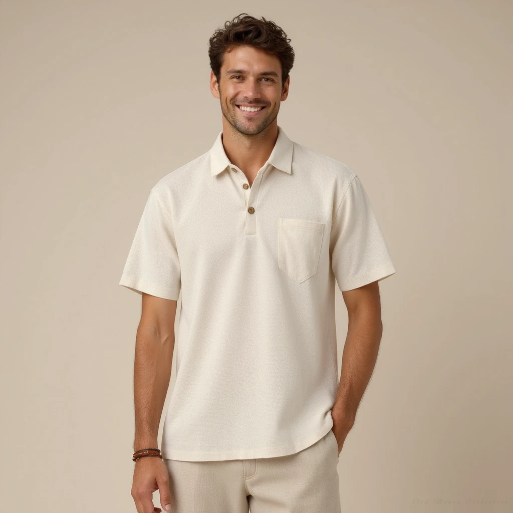 Men All Day Classic Linen Polo