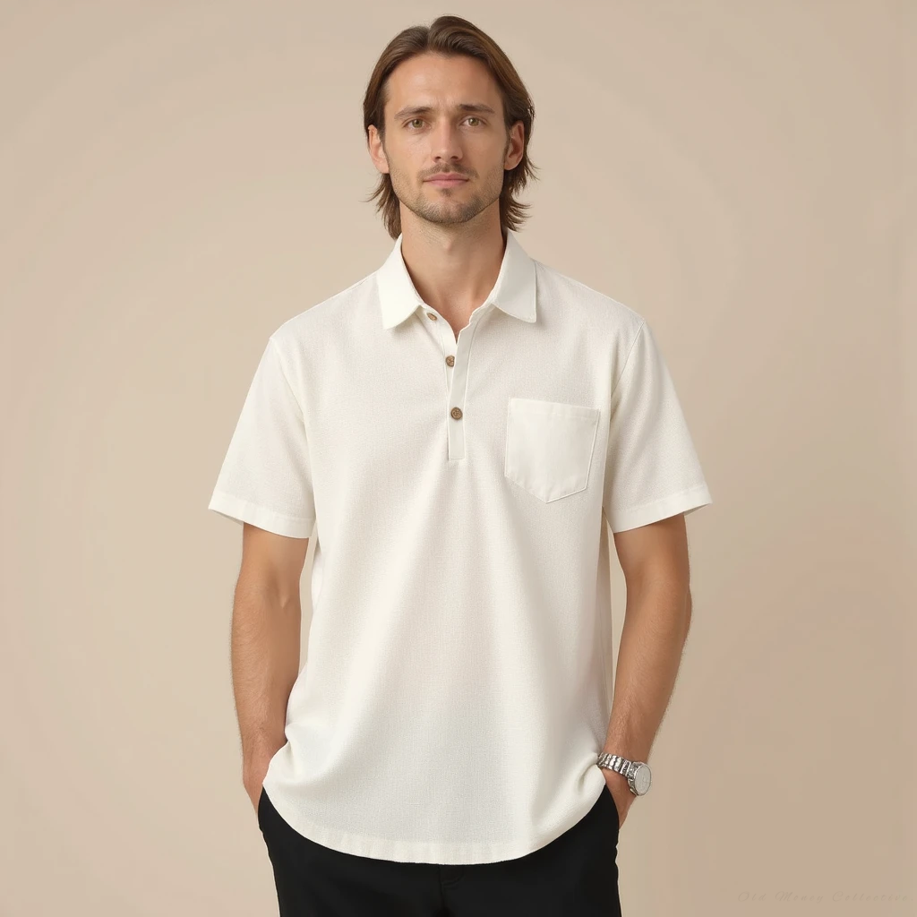 Men All Day Classic Linen Polo