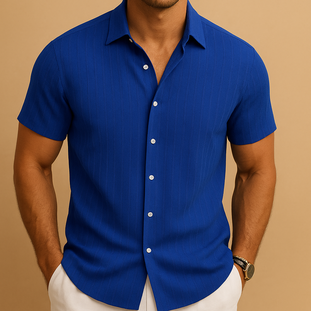 Lightweight Summer Shirt with Short Sleeves for Men | Norman
