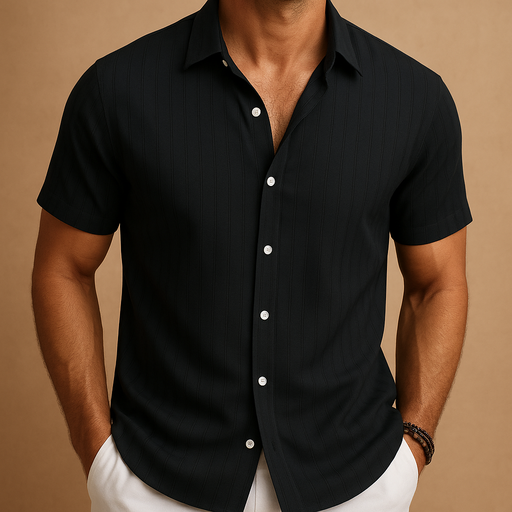 Lightweight Summer Shirt with Short Sleeves for Men | Norman