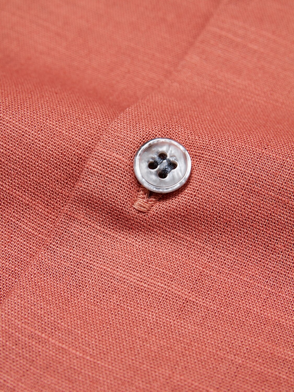 Linen Cotton Cuban Collar Casual Shirt