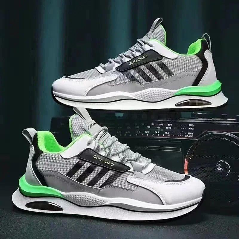 Clinton Men’s Retro Sneakers – Sporty Casual Shoes