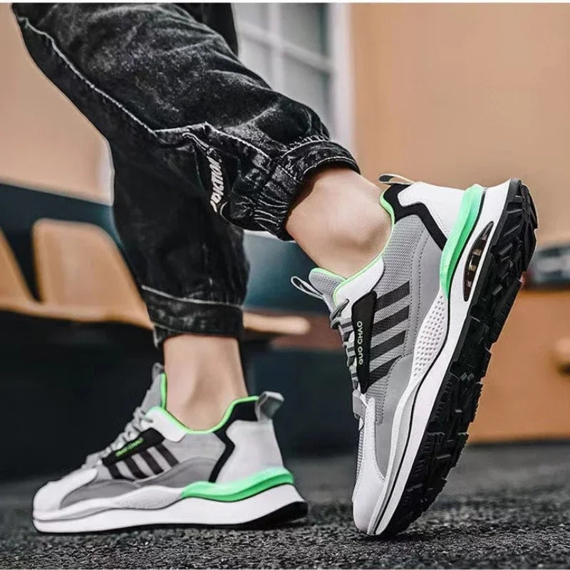Clinton Men’s Retro Sneakers – Sporty Casual Shoes