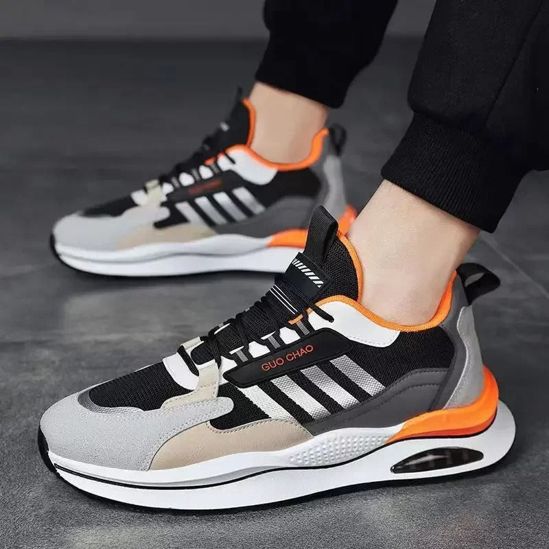 Clinton Men’s Retro Sneakers – Sporty Casual Shoes