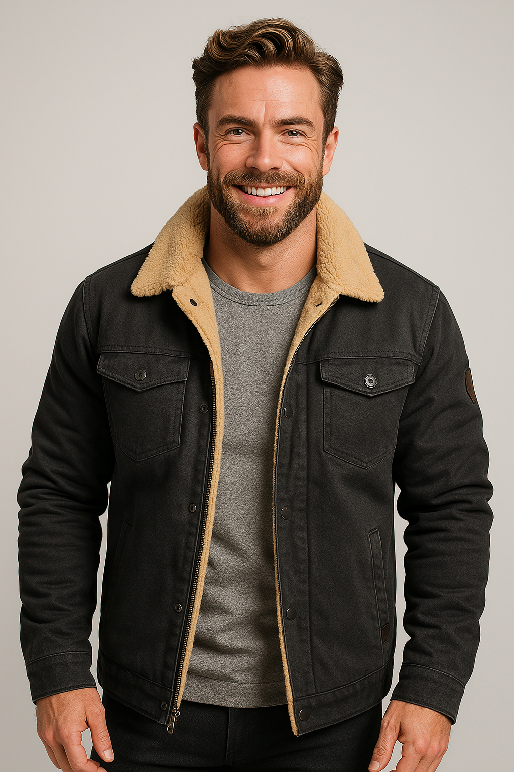 Men’s Bomber Jacket – Casual Lightweight Jacket for Everyday Wear