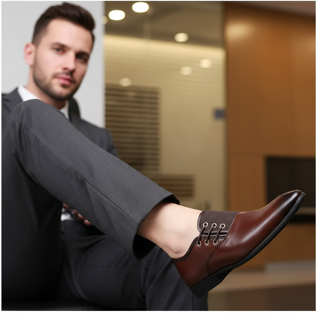 Men’s Dress Shoes – Classic Leather Lace-Up Formal Shoes