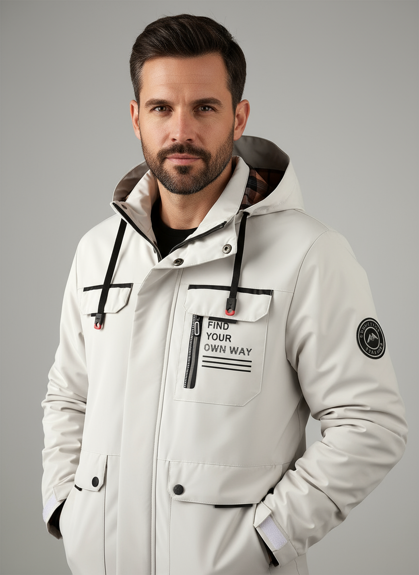 Men’s Waterproof Outdoor Winter Jacket – Cold Weather Protection