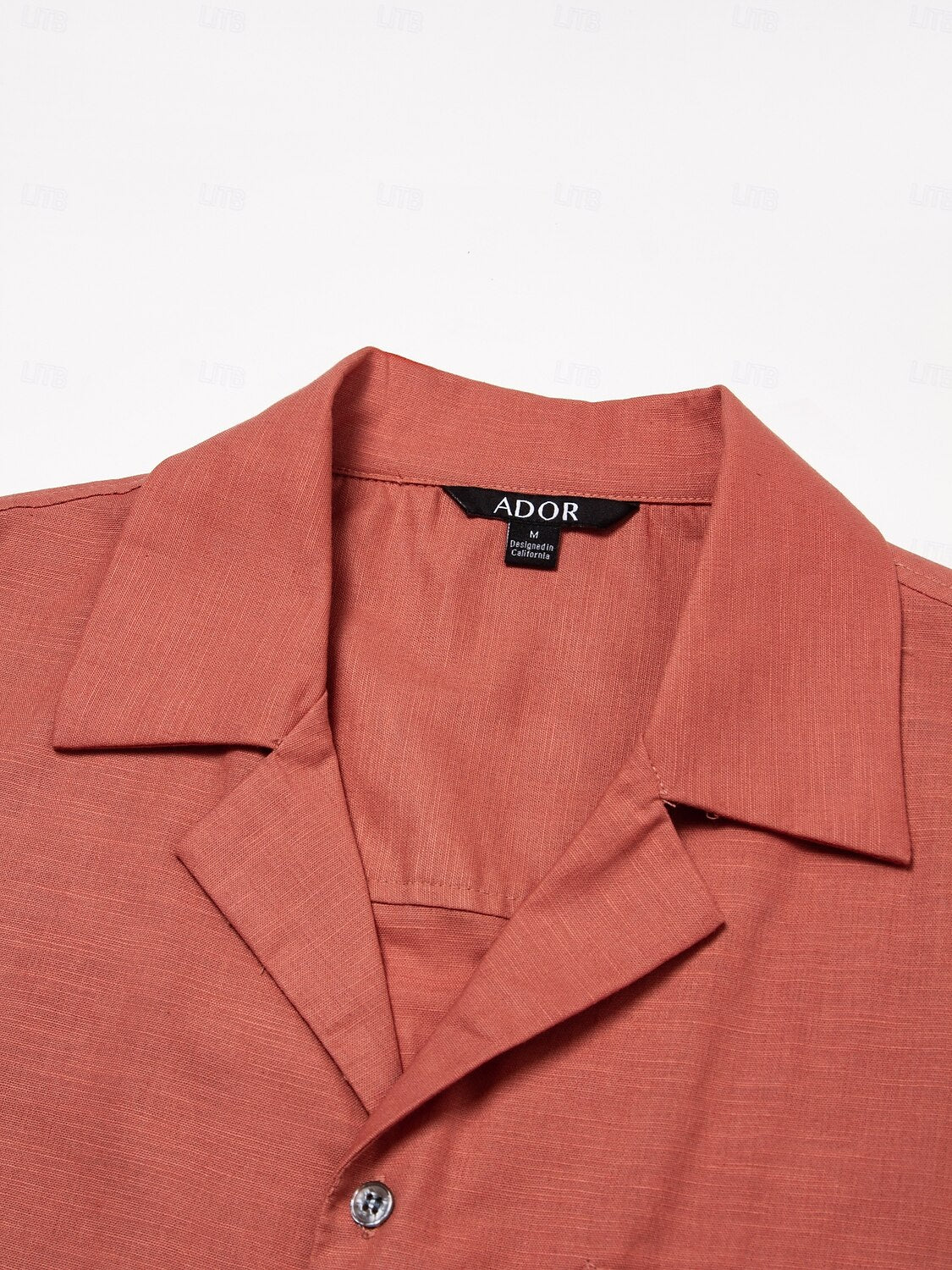 Linen Cotton Cuban Collar Casual Shirt