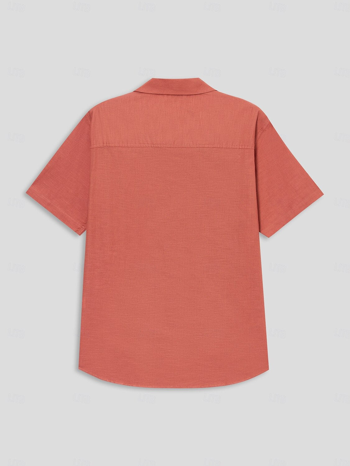 Linen Cotton Cuban Collar Casual Shirt