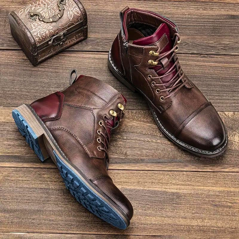 Frontier Leather Boots – Durable Men’s Classic Outdoor Footwear