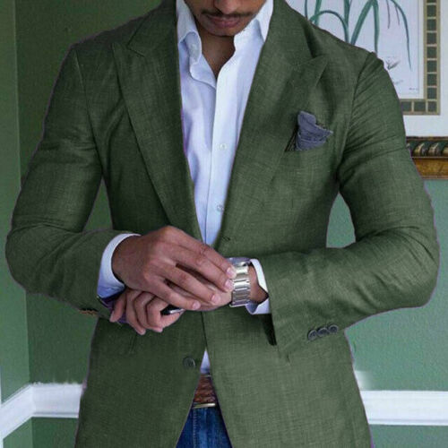 Men’s Slim Fit Linen Blazer – Lightweight, Breathable & Versatile