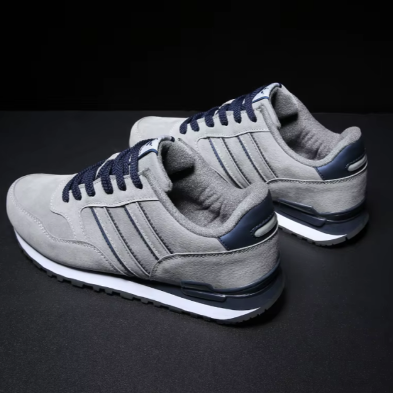 Riley - Men's Casual Sneakers in Breathable Artificial Leather for Outdoor Use