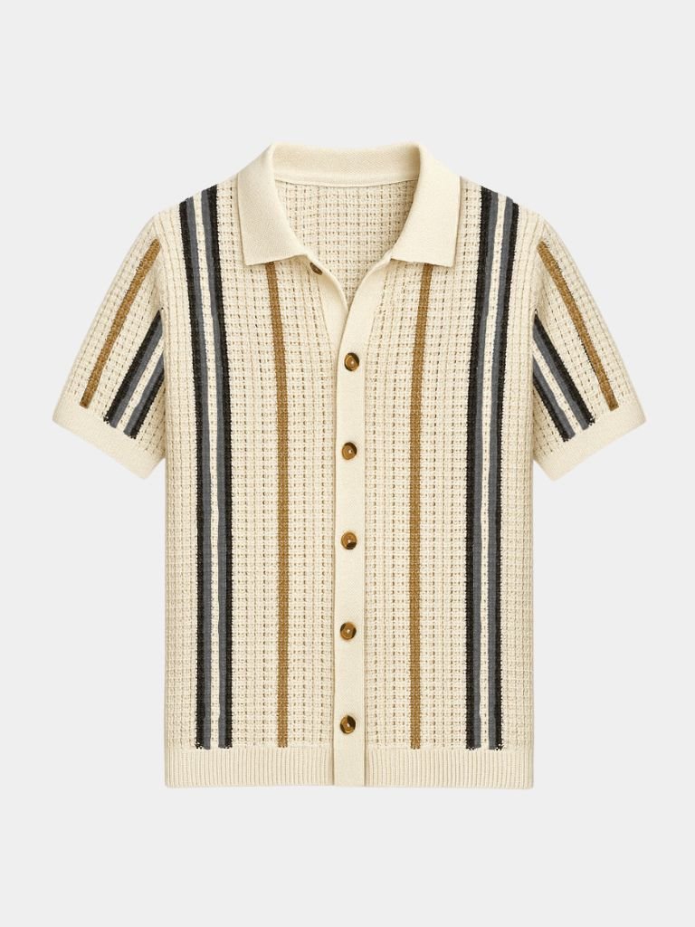 Sunset Men Design Groove Polo – Solorfit