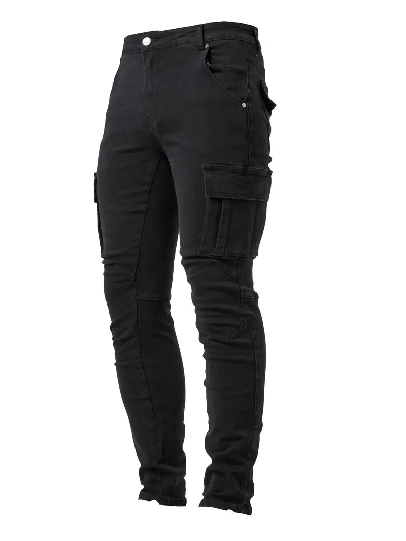 Sydney Cargo Jeans – Men’s Durable Denim Utility Pants with Pockets