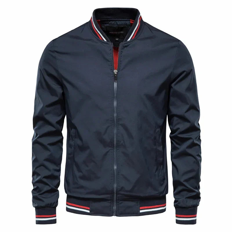Men’s Bomber Jacket – Lightweight Fabric, Stylish Casual Wear