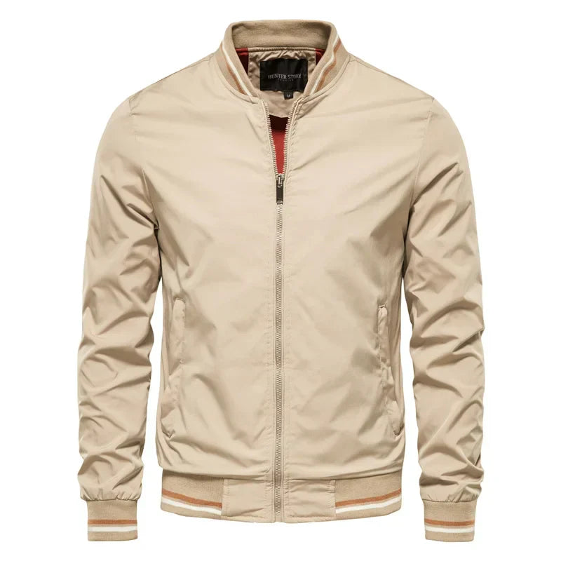 Men’s Bomber Jacket – Lightweight Fabric, Stylish Casual Wear