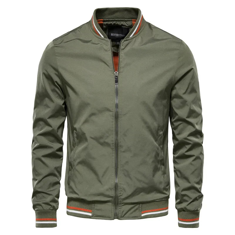 Men’s Bomber Jacket – Lightweight Fabric, Stylish Casual Wear