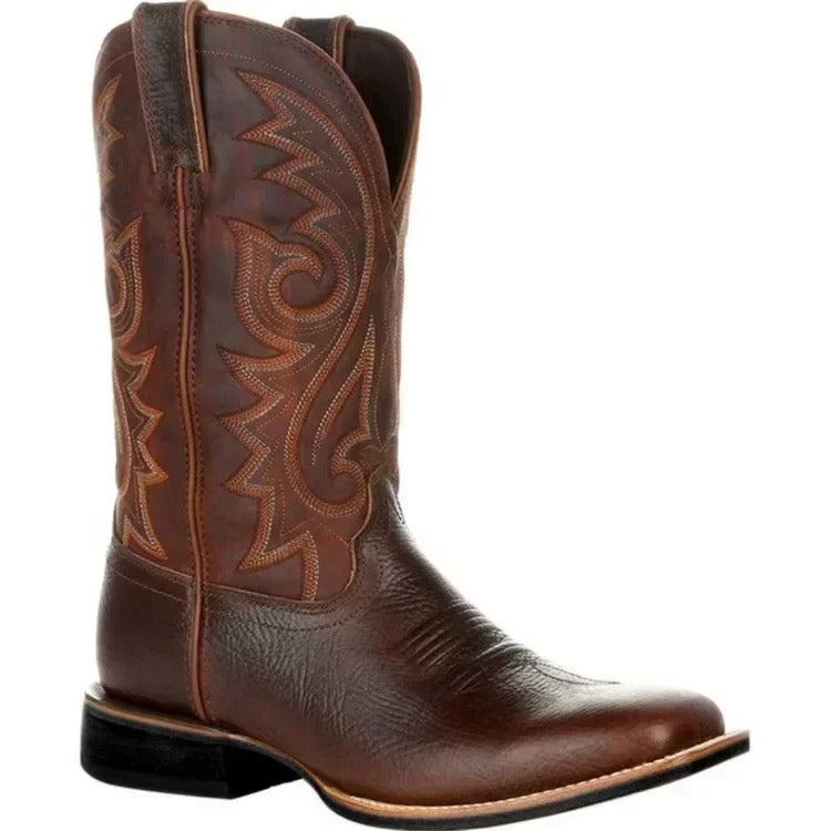 Leather Cowboy Boots – Classic Western Style Riding Boots