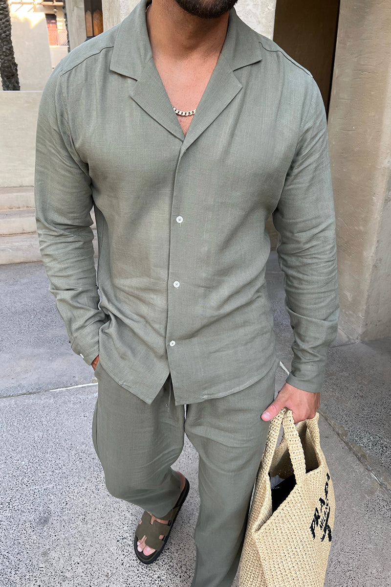 Men’s Summer Set – Relaxed Fit, Elastic Waist, Lightweight & Elegant Loo