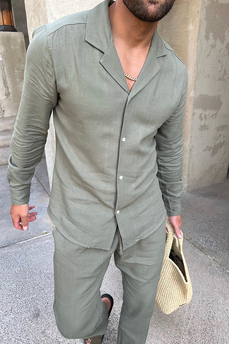 Men’s Summer Set – Relaxed Fit, Elastic Waist, Lightweight & Elegant Loo